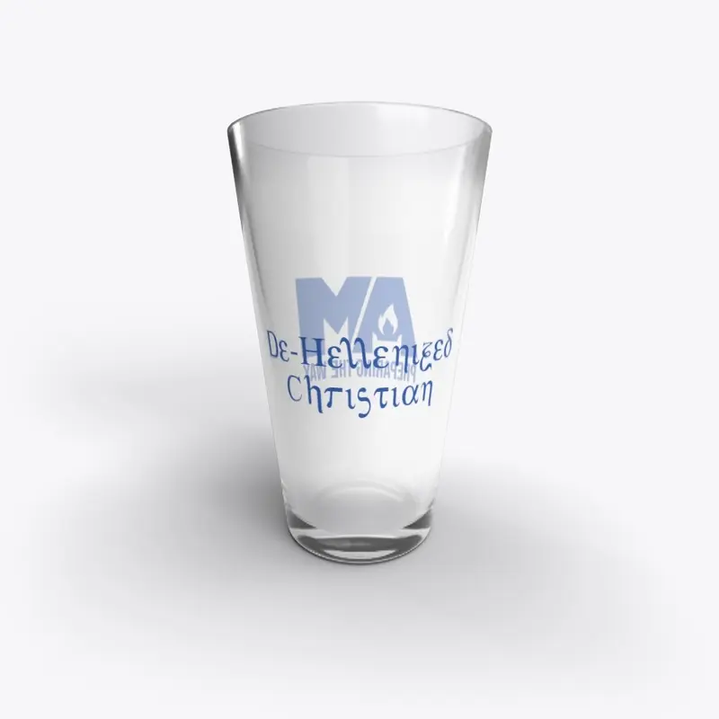 De-Hellenized Christian Pint Glass